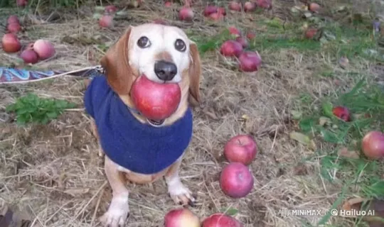 Dog in Blue Sweater Sent to Army by Stern Grandmother – AI Generated Video | Hailuo AI