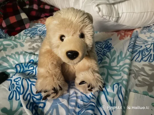 Plush Polar Bear and Magical Apple Feeding Unicorns – AI Generated Video | Hailuo AI