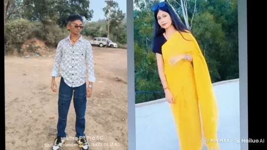 Couple from Different Worlds Share Romantic Kiss – AI Generated Video | Hailuo AI