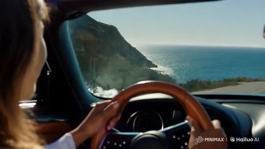 Coastal Drive: A Journey of Freedom and Elation – AI Generated Video | Hailuo AI