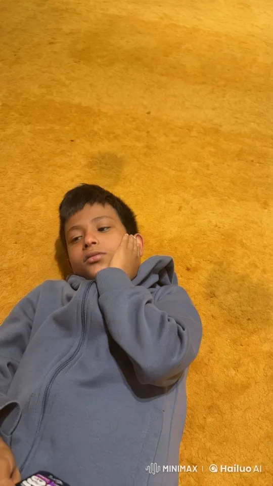 Peaceful Smoking Moment on Vibrant Carpet – AI Generated Video | Hailuo AI