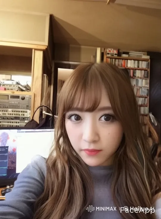 Introspective Woman in Cozy Electronic-Filled Room – AI Generated Video | Hailuo AI