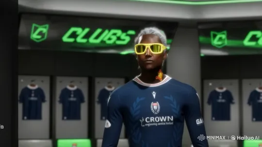 Football Player Calmly Smokes in Locker Room – AI Generated Video | Hailuo AI