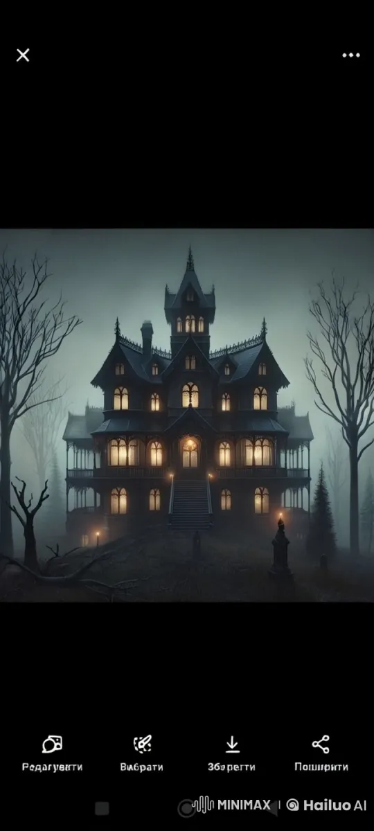 Misty Hill: Blackwood Mansion Awaits Stormy Night – AI Generated Video | Hailuo AI