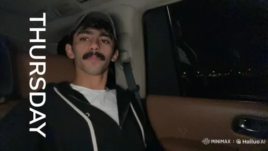 Nighttime Backseat Smoking Scene – AI Generated Video | Hailuo AI