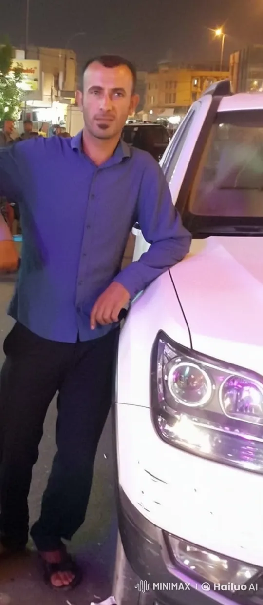 Animated Night Scene: Man Smoking by White Car – AI Generated Video | Hailuo AI