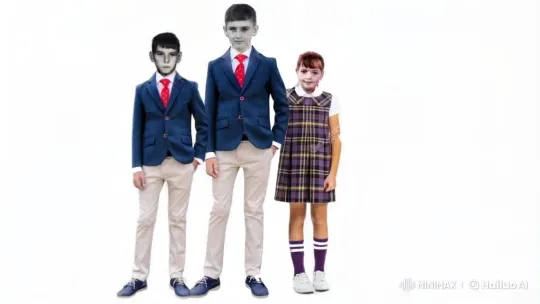 Children's Walk in Villar de Peralonso Village – AI Generated Video | Hailuo AI