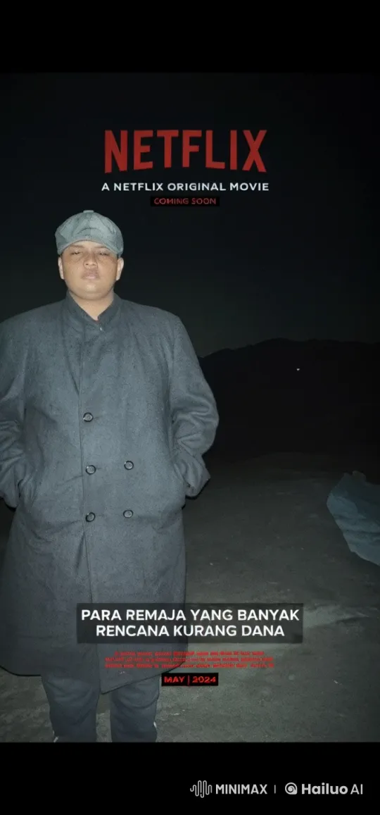 Contemplative Man Smokes Under Night Sky - Netflix Promo – AI Generated Video | Hailuo AI