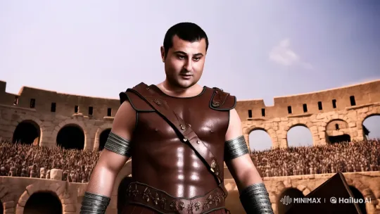Roman Gladiator's Intense Combat Preparation and Battle – AI Generated Video | Hailuo AI