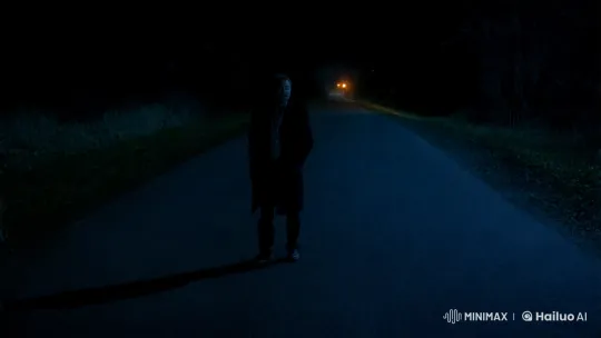 Nocturnal Confrontation: Shadowy Prelude to Doom – AI Generated Video | Hailuo AI