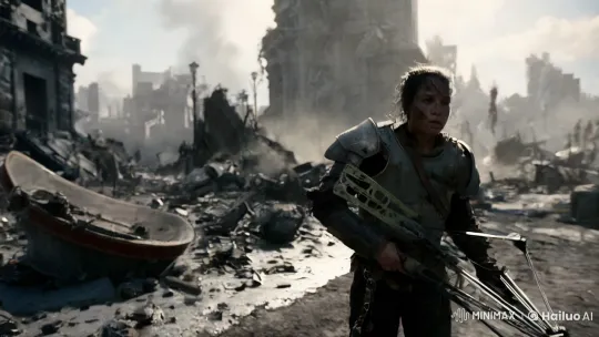 Post-Apocalyptic Scavenger: Survival in Desolation – AI Generated Video | Hailuo AI
