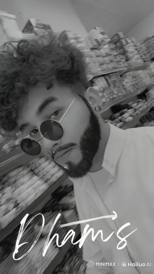 Man Smokes Cigarette Inside Grocery Store – AI Generated Video | Hailuo AI