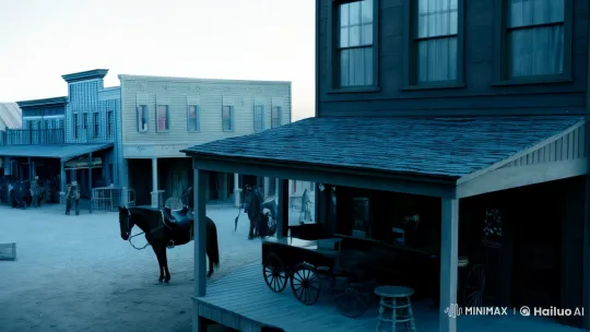 Rugged Cowboy in a Wild West Town Atmosphere – AI Generated Video | Hailuo AI