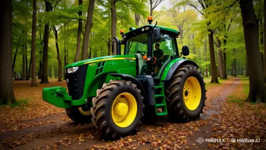 Tractor's Journey: From Forest to Desert – AI Generated Video | Hailuo AI
