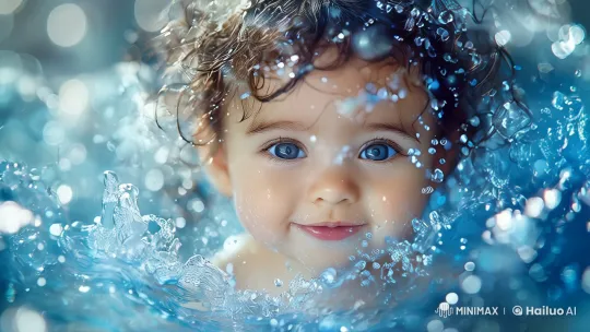 Aquarius Baby: Serene Water-Inspired Animation – AI Generated Video | Hailuo AI