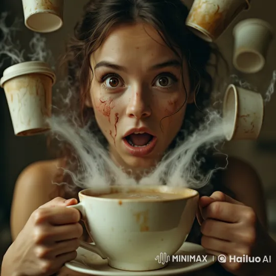 Whimsical Coffee Ritual in Live2D Animation – AI Generated Video | Hailuo AI