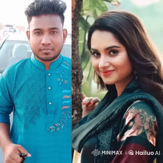 Couple in Traditional Attire Share Intimate Moment – AI Generated Video | Hailuo AI