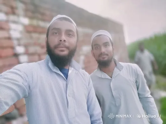 Affectionate Moment Between Two Men Captured in Serene Outdoor Setting – AI Generated Video | Hailuo AI