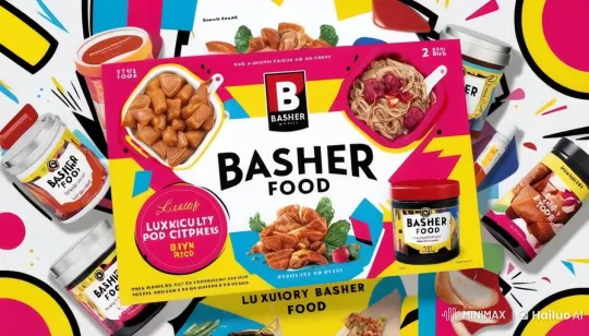 Basher Food: Vibrant Packaging & Playful Presentation – AI Generated Video | Hailuo AI