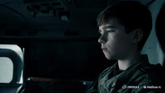 Military Truck: Boy's Solitude and Musical Comfort – AI Generated Video | Hailuo AI