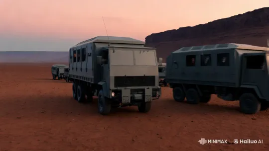 Opening Scene: Kip's Journey Through the Kenyan Desert – AI Generated Video | Hailuo AI