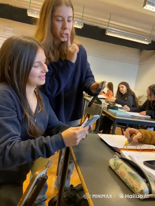 Classroom Kiss Amidst Studious Atmosphere – AI Generated Video | Hailuo AI