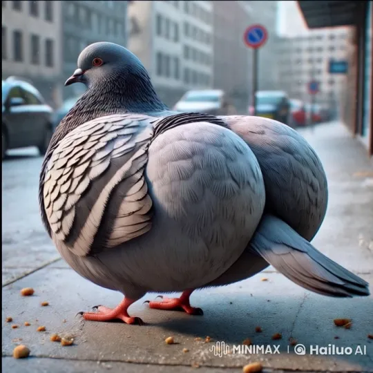 Pigeon Remains Unfazed by Nuclear Explosion – AI Generated Video | Hailuo AI