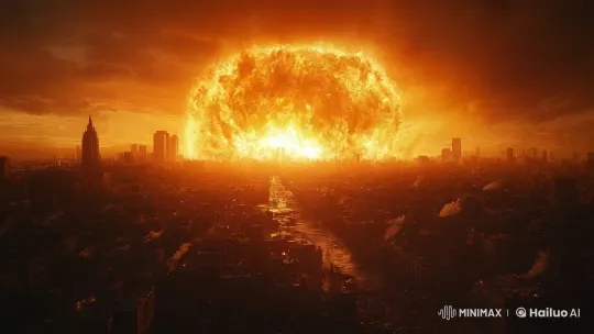 Destruction of a Metropolis by Cataclysmic Explosion – AI Generated Video | Hailuo AI