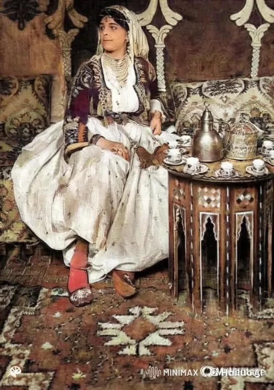 Woman Serves Tea to Spectators – AI Generated Video | Hailuo AI