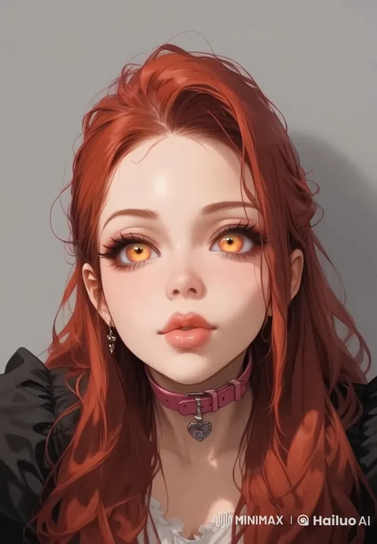 Red-Haired Character Seductively Dancing in Live2D – AI Generated Video | Hailuo AI