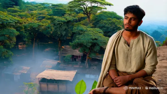 Arav: A Serene Village Tale with Vivid Cinematic Detail – AI Generated Video | Hailuo AI
