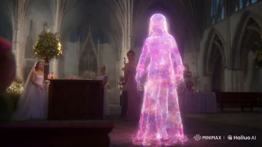 Ethereal Erythral Ghost's Bioluminescent Wedding in Otherworldly Cathedral – AI Generated Video | Hailuo AI