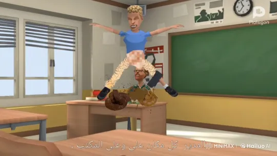 Beavis and Oscar Defend Classroom from Sprunki Invasion – AI Generated Video | Hailuo AI