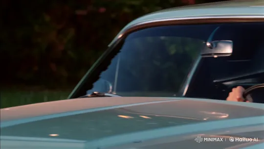 Mustang Driver: Close-Up on the Driver's Face – AI Generated Video | Hailuo AI