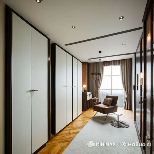Luxurious Apartment: Wardrobe Opens to Wild Animal Parade – AI Generated Video | Hailuo AI
