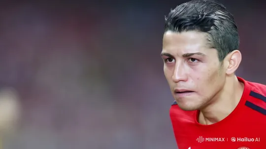 Soccer Pro Scores Spectacular Goal Amidst Stadium Cheers – AI Generated Video | Hailuo AI