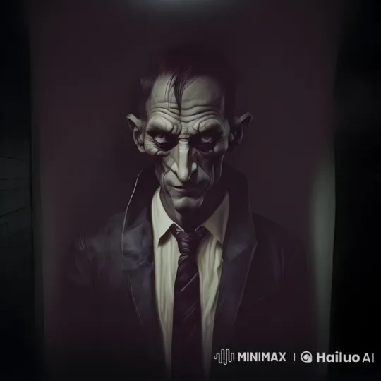 Man's Brightening Eyes Illuminate Darkening Room – AI Generated Video | Hailuo AI