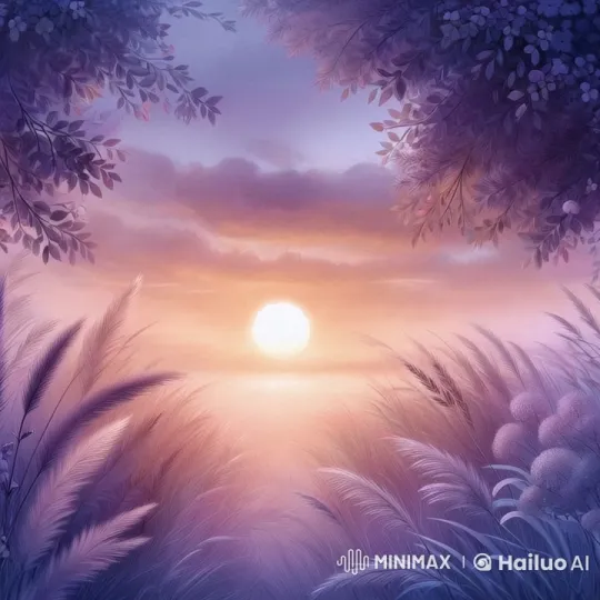 Tranquil Sunset Transforms Serene Landscape – AI Generated Video | Hailuo AI