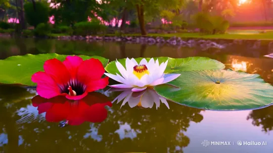 Dawn's Embrace: Colonial India's Floral Serenity – AI Generated Video | Hailuo AI