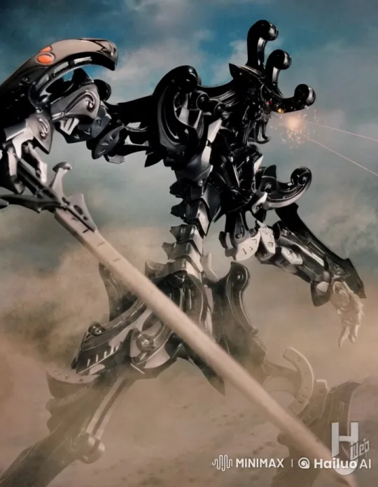 Machine gtm daccas: Gigantic Warrior in Intense Combat – AI Generated Video | Hailuo AI