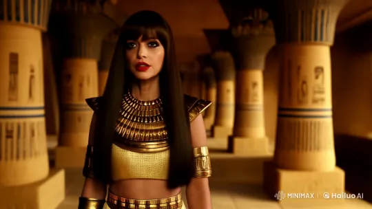 Ancient Egyptian Princess in Royal Grandeur – AI Generated Video | Hailuo AI