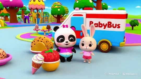 Colorful Animated Adventure with Baby Panda and Rabbit – AI Generated Video | Hailuo AI