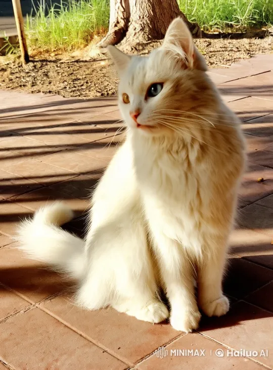 Chic White Cat Models with Sunglasses and Hat – AI Generated Video | Hailuo AI