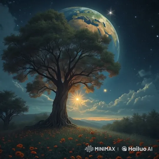 Night Under Stars: Nature's Wonders and World's Secrets – AI Generated Video | Hailuo AI