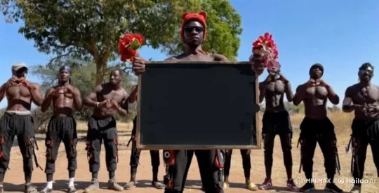 African American Men Celebrate with Joyful Dance and Cheer – AI Generated Video | Hailuo AI