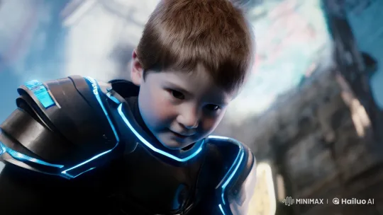 Cyberpunk Protagonist Prepares for Action in Futuristic City – AI Generated Video | Hailuo AI