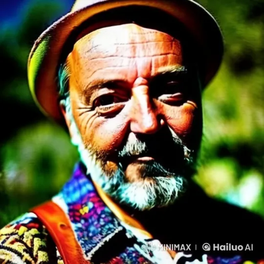 Vibrant Traditional Attire Welcomes in Lush Greenery – AI Generated Video | Hailuo AI
