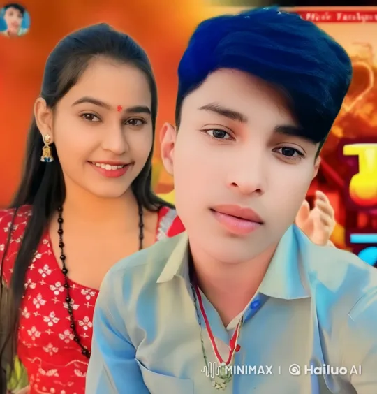 Indian Couple's Intimate Celebration in Colorful Attire – AI Generated Video | Hailuo AI