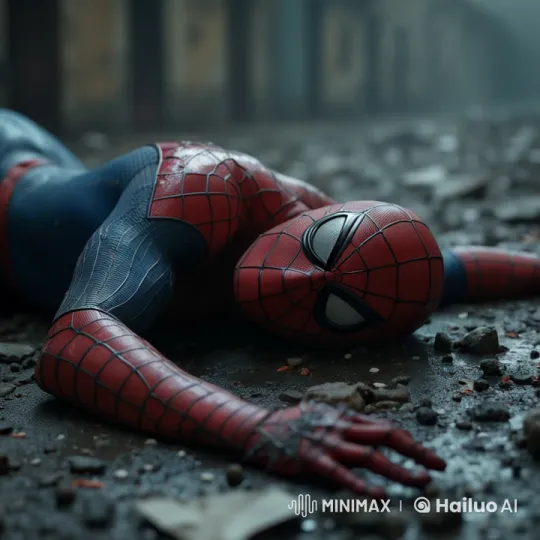 Spider-Man Struggles Against Menacing Centipede in Desolate Ruins – AI Generated Video | Hailuo AI
