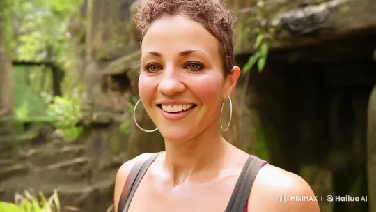 Modern Lara Croft in Ancient Temple Adventure – AI Generated Video | Hailuo AI